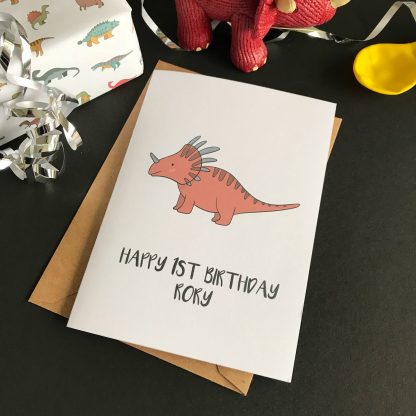 Dinosaur Birthday Card