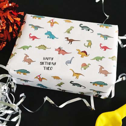 Dinosaur Gift Wrap