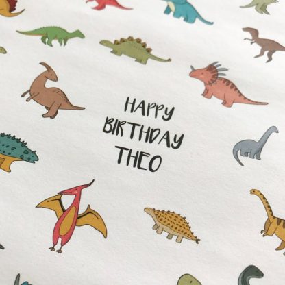 Dinosaur Gift Wrap