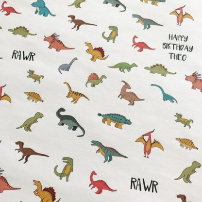 Dinosaur Gift Wrap