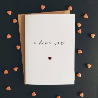 i love you card