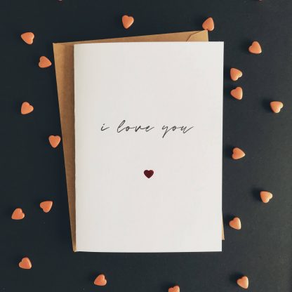 i love you card