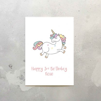 unicorn card