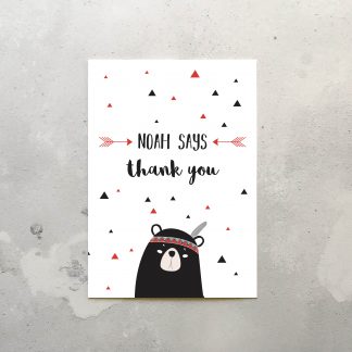 Little Adventurer Thank You Cards