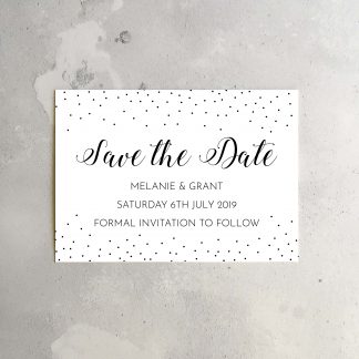 sparkle save the date