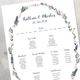 Floral table plan2