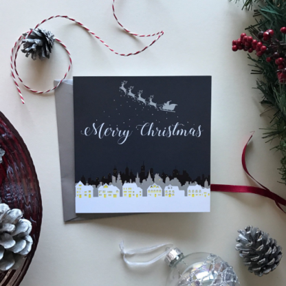 Christmas Skyline Card