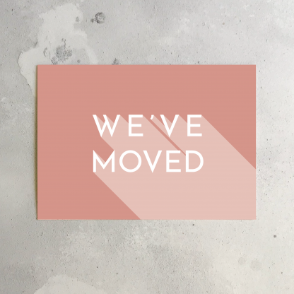 we've moved