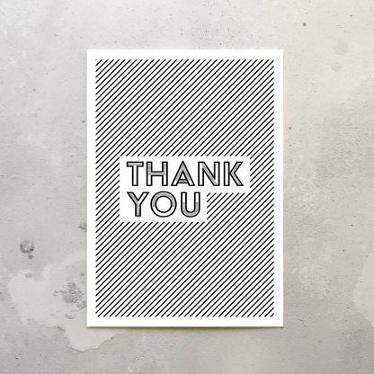 Thank you card