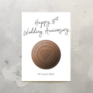 8th anniversary card