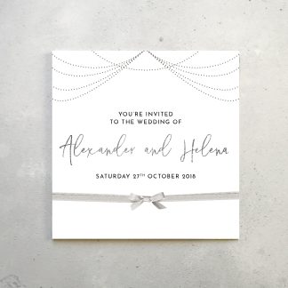 Chandalier Invitation front