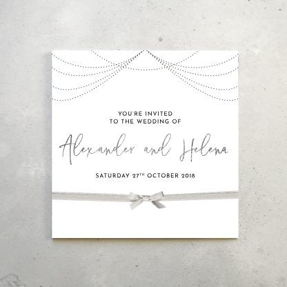 Chandalier Invitation front
