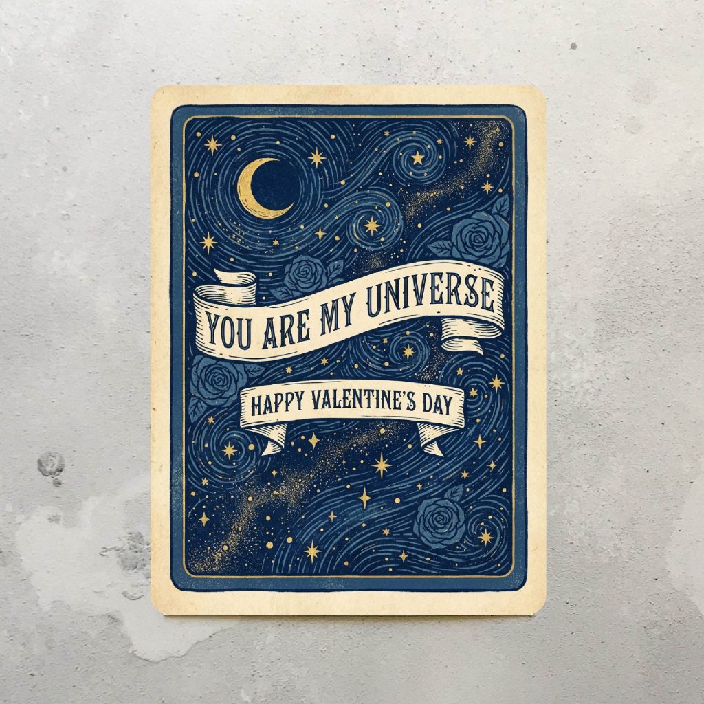 You are my universe card
