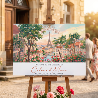 Paris Welcome Sign
